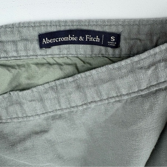 Abercrombie & Fitch Women’s Wrap Bow Mini Skirt Gray Preppy Small - Picture 5 of 6